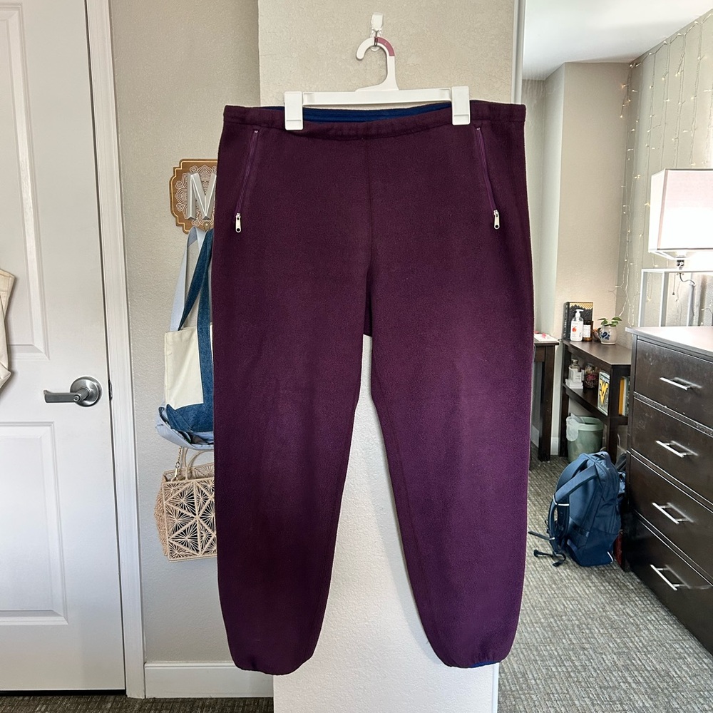 Patagonia synchilla fleece vintage jogger sweat pants men’s size large